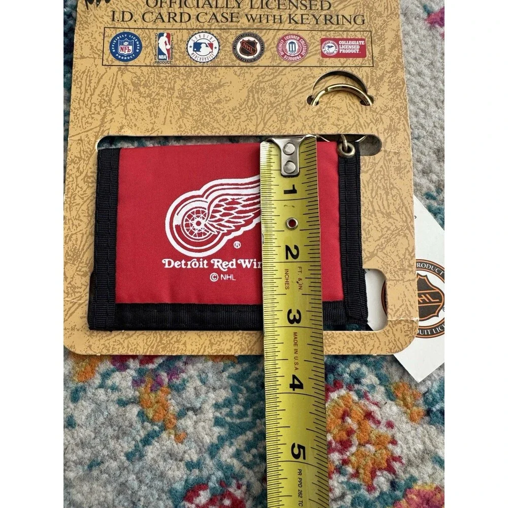 Vintage Detroit Red Wings Officially Licensed I.D. Card‎ Case NEW